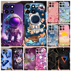 Case For ZTE Blade A35 Color Printing Shockproof Soft TPU Silicone Phone Cover For ZTE Blade A55 Lens Protective Fundas Capa
