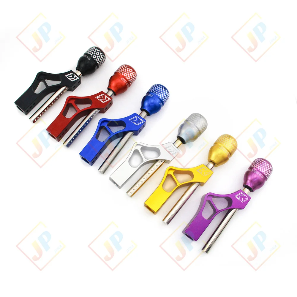 Aluminum Universal K-TUNED Car Shift Knob Shifter Extension Rod Adjustable Height Extender Lever