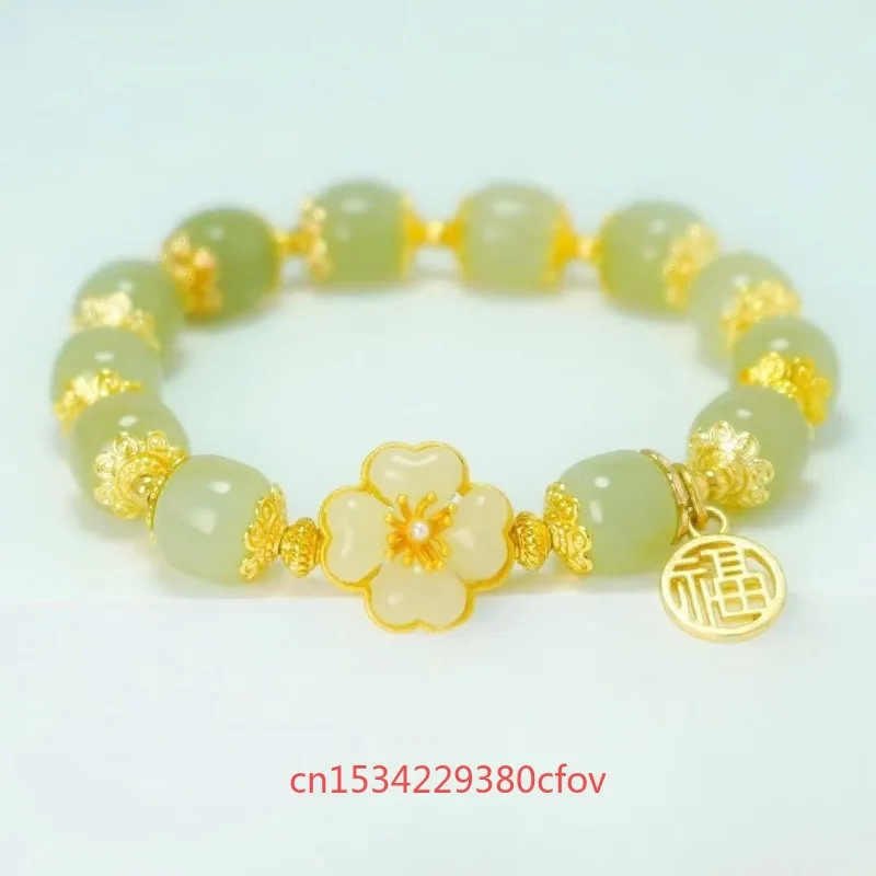 Natural Jade Bracelet Various Types Agate Gemstone Bead Yoga Bangle Sexy Young Girls Fashion Real Jewelry Selling Holiday Gifts