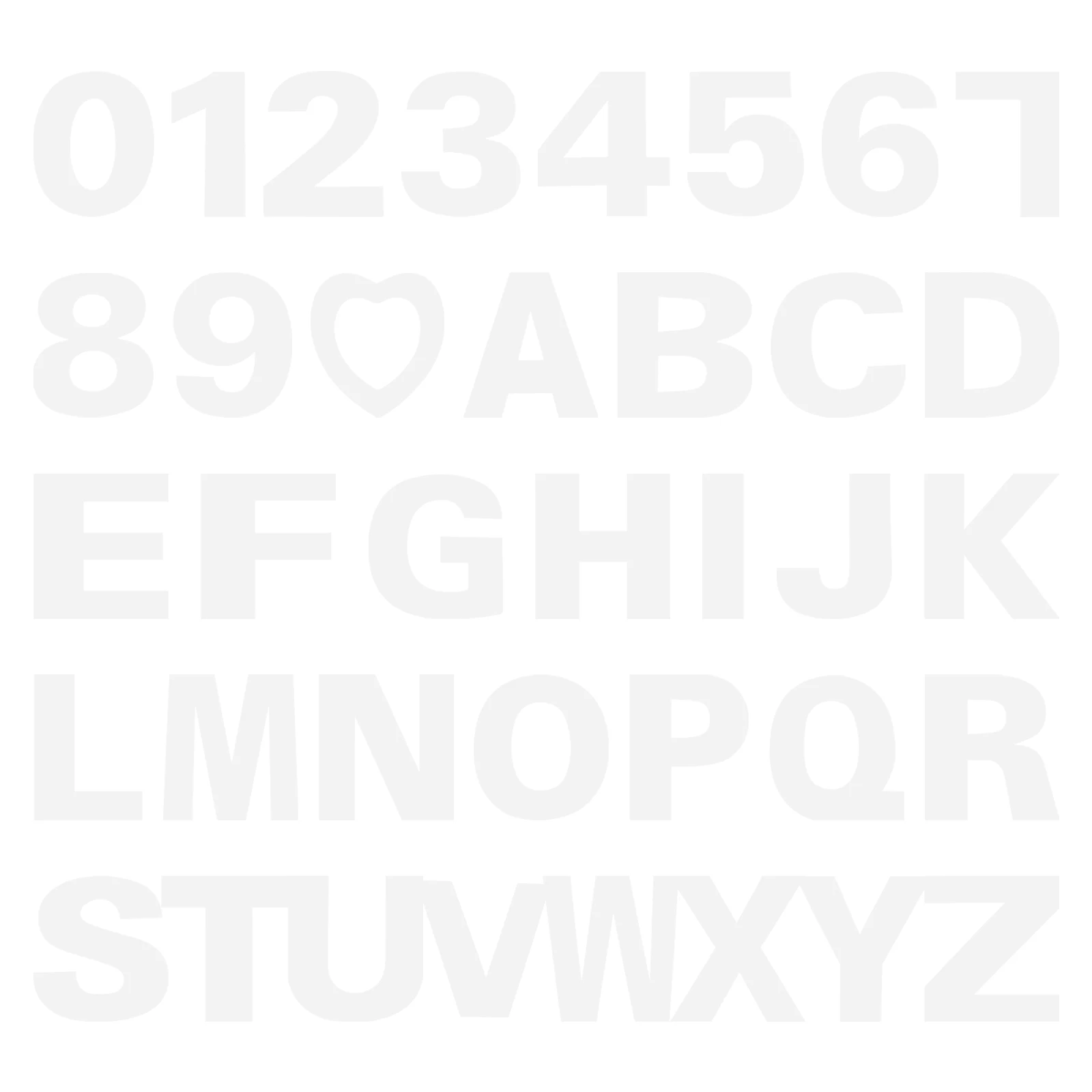 

1 Set Cake Molds Hollow Alphabet Digital Template Lightweight Compact DIY Reusable Festival Baking Tools Various