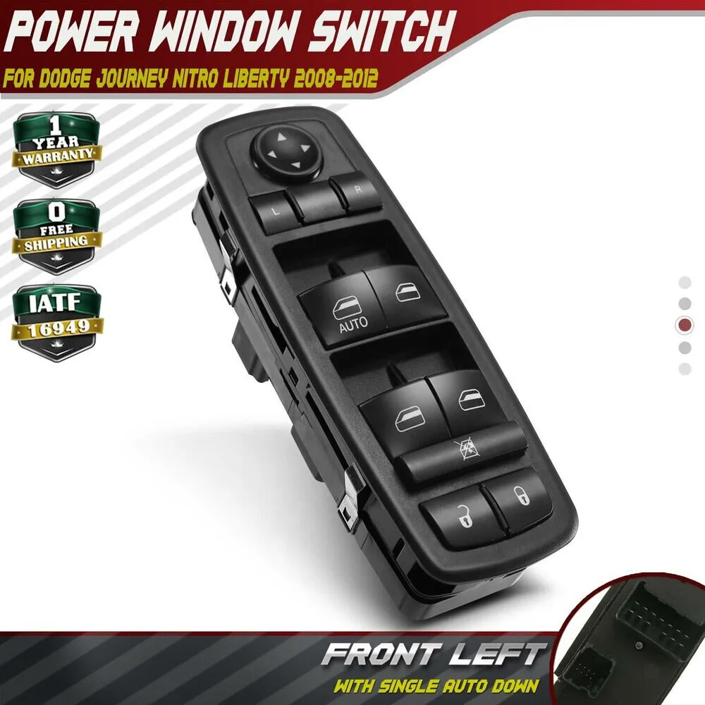 

Master Power Window Switch Actuator Side for Liberty 2008 - 2012 Nitro Journey -