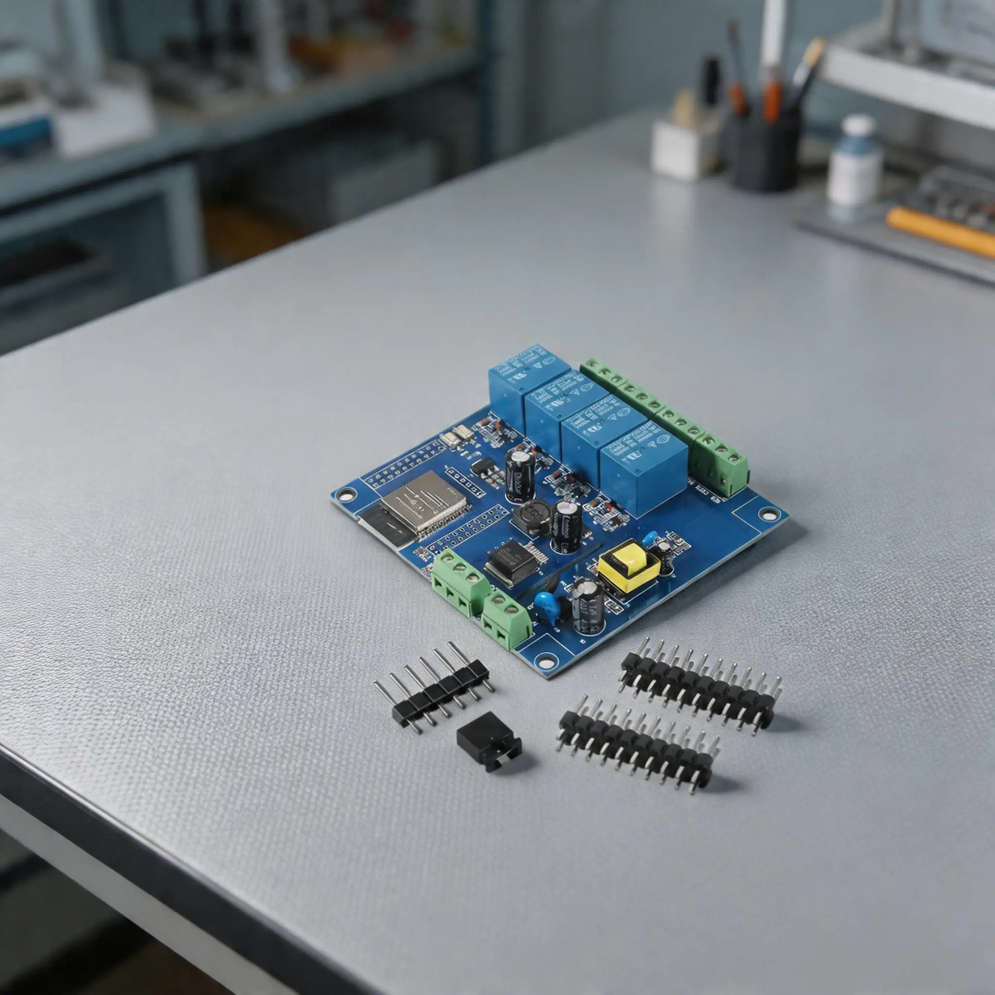 FOR ESP32  WiFi Wireless Communication 4 Channel Relay Module Development Board For Smart Home And Wireless Control