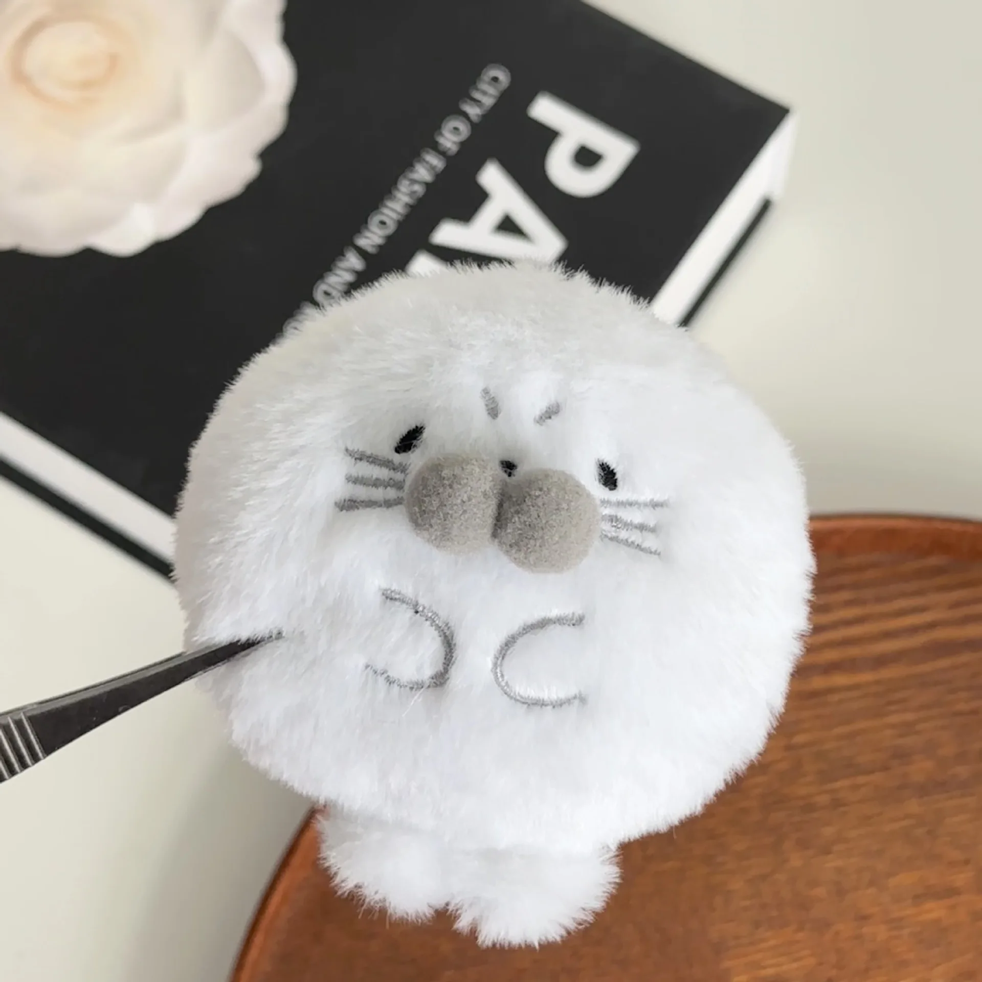 Cute Little Seal Marine Animal Small Pendant Girl Keychain Doll Pendant Student Backpack Decorative Pendant