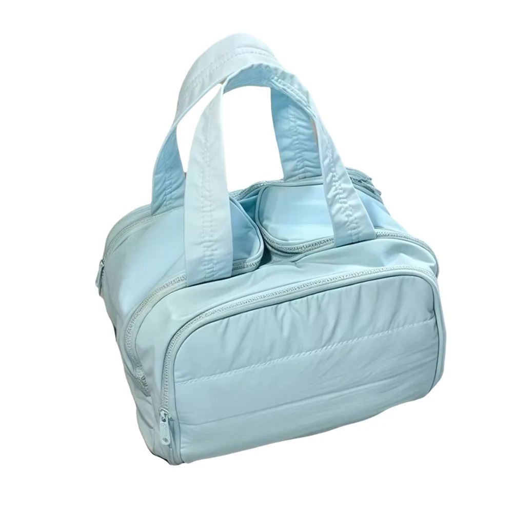 

Multipocket Design Cosmetic Handbag Zipper Closure Comfortable Handle Portable Makeup Pouch Separate Dry and Wet Large Capacity