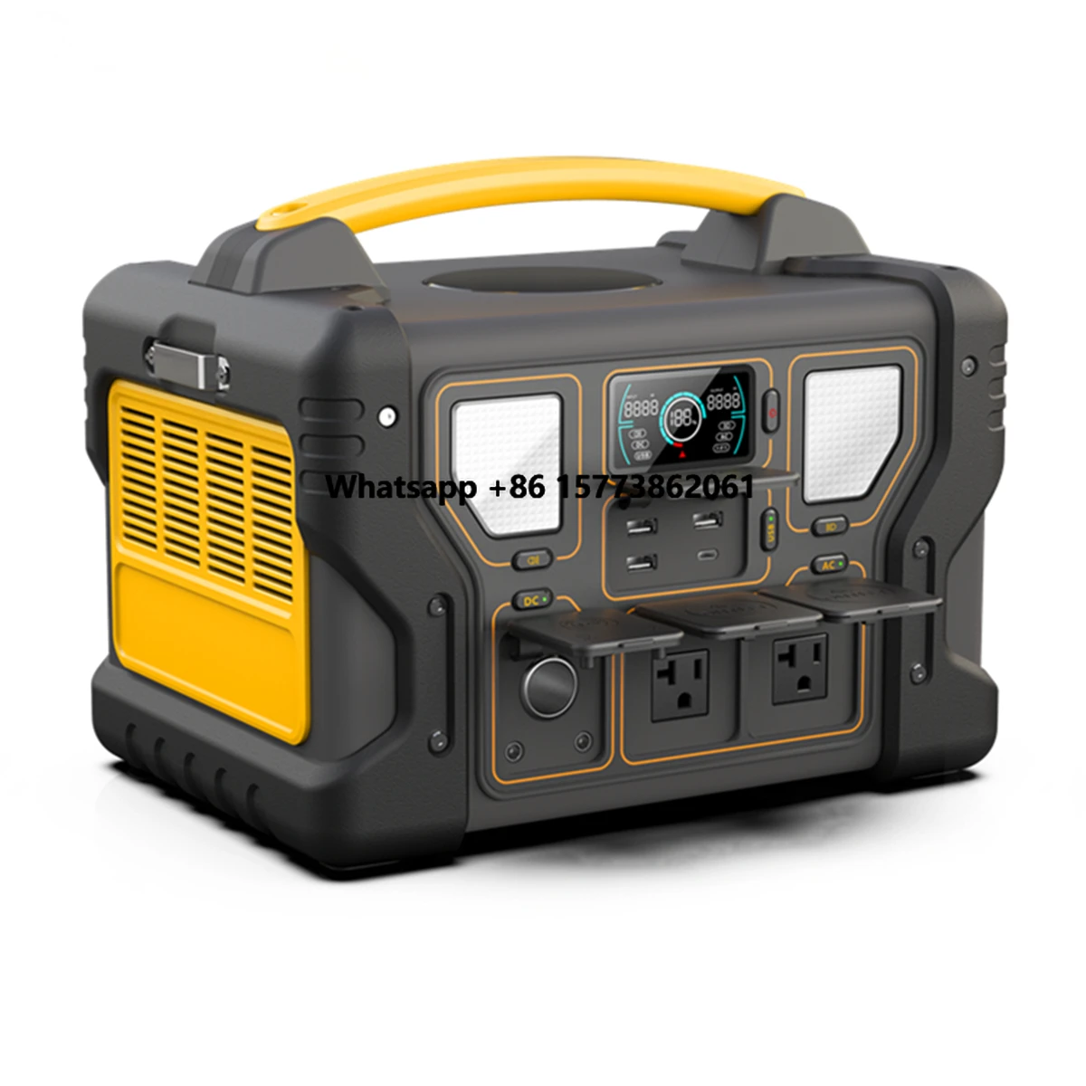 

Popular 500W 220V Outdoor Camping Portable Charging Station High Capacity Solar Bank Display Battery Type Other Features