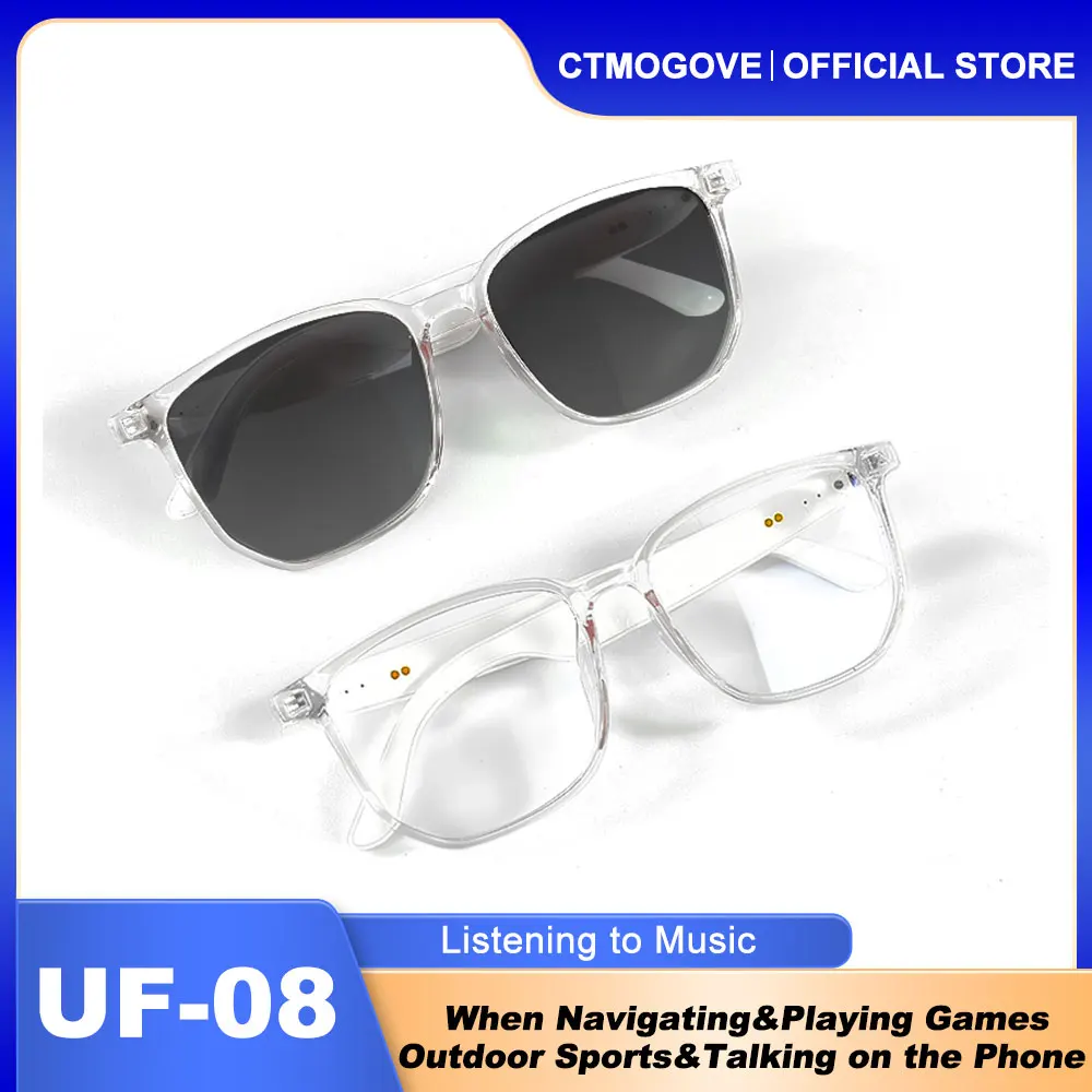 UF08 smart bluetooth glasses sunglasses headset outdoor sports lightweight polarized anti-blue light lens