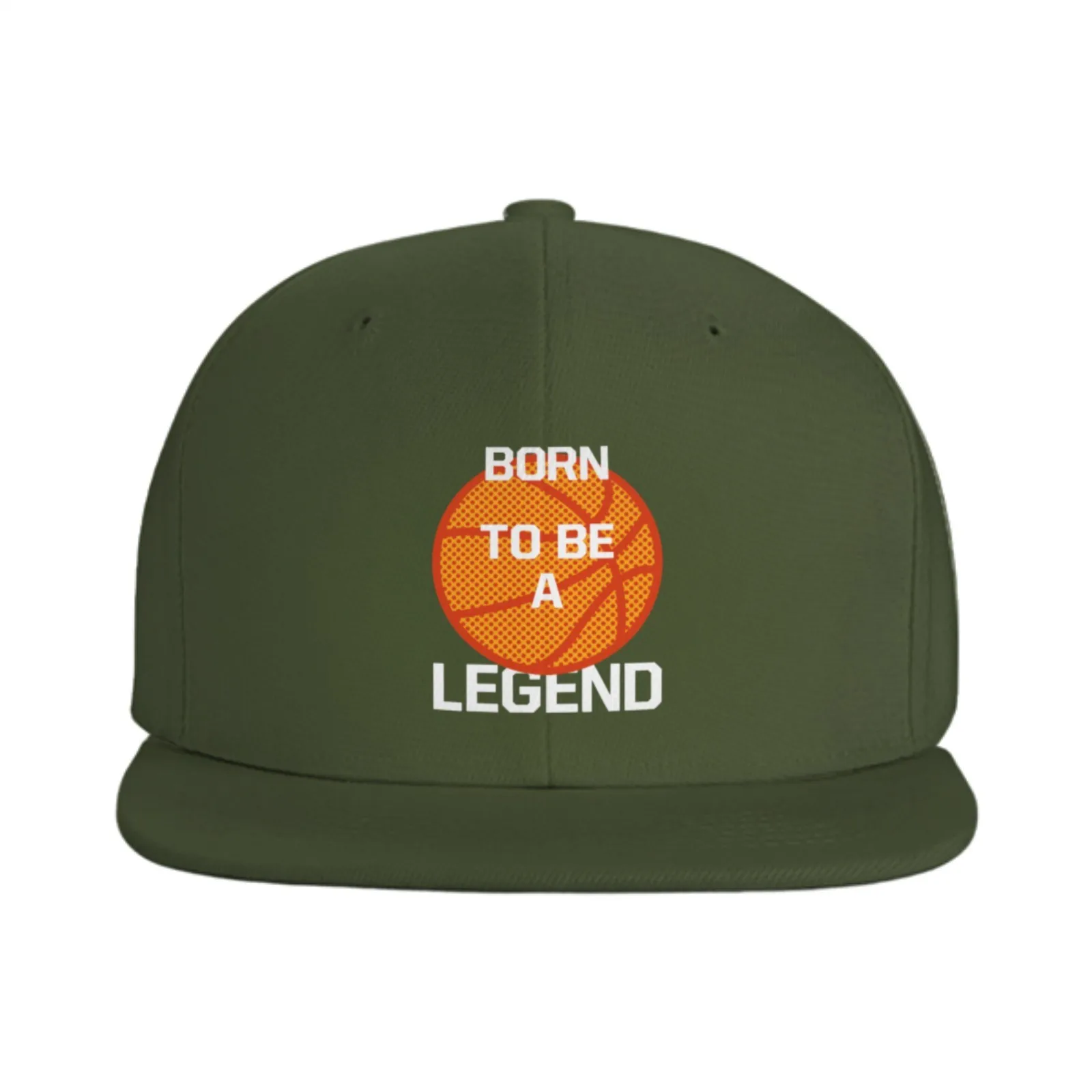 Born To Be A Legend Basketball Graphic Baseball Cap Polyester Casual Adjustable Adult Hat