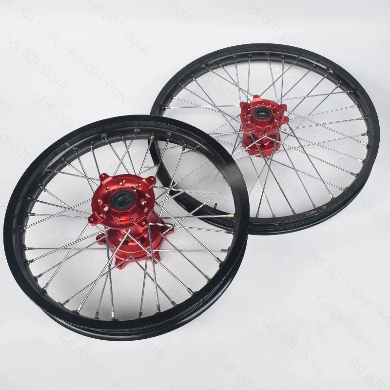 CNC Aluminum Wheel Rim Set 21 18 Inch for Dirt Bike Enduro