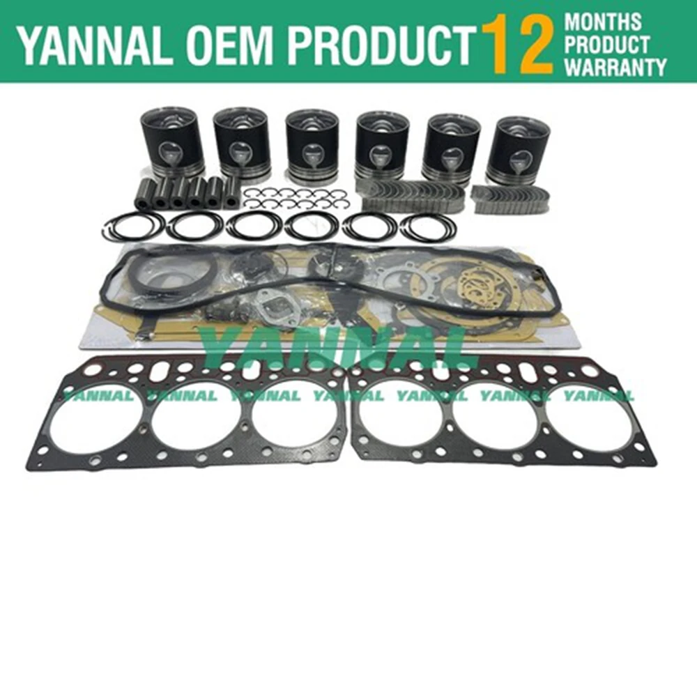 

D2366 Overhaul Re-ring Kit for Doosan Daewoo engine DH280 DH320 overhaul