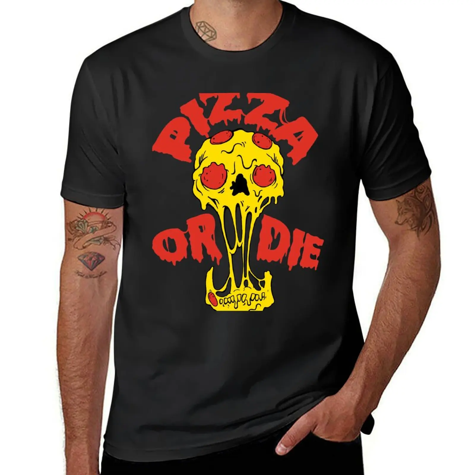 Pizza or Die T-Shirt funnys for a boy mens graphic t-shirts anime