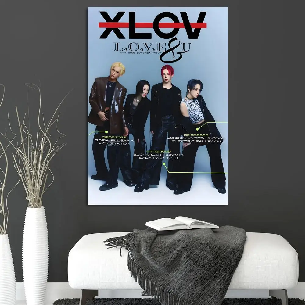 K-KPOP XLOV Poster poster stickers, suitable for bedroom, living room, home decoration - view 4