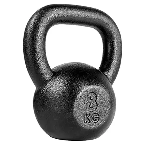 Heavyduty Cast Iron 8kg Kettlebell 18lb for Strength Training Home Workouts and Functional Fitness Durable Ergonomic Design for