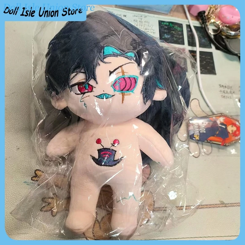 20cm Cotton Doll Anime Monster Attribute Handsome Plush Stuffed Plushie Toy Game Dress Up Plushie Cosplay Pillow Gift