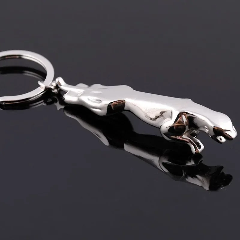 NEW Fashion Car Auto Logo Jaguar Keychain Stylish Alloy Leopard