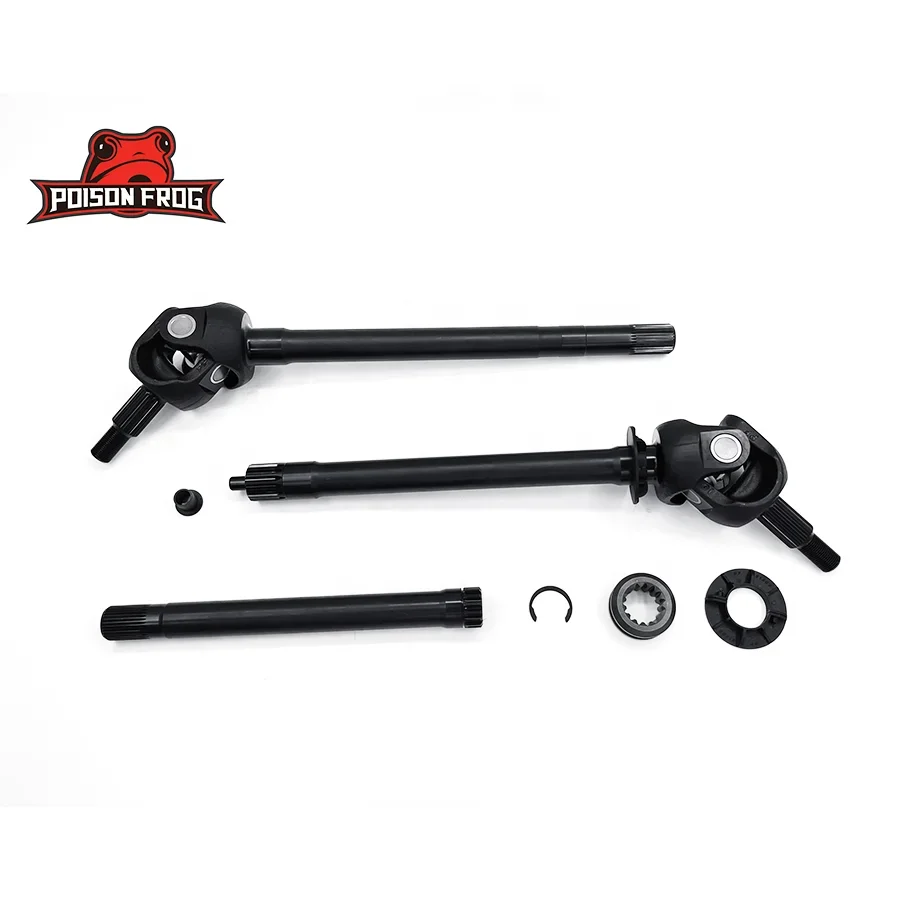677207POISONFROG/Dana44 مجموعات عمود المحور الأمامي مع وصلة عالمية لـ JEEPWrangler2.0T4xeJL/JL/3.6JT/M210WIDE/U-Joints