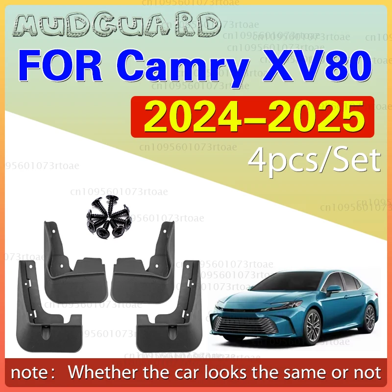 

4x Mud Flaps For Toyota Camry SE XSE XV80 2024 2025 9th Gen Splash Guards Mudguards Flap Front Rear Fender Cover Dirty Protector