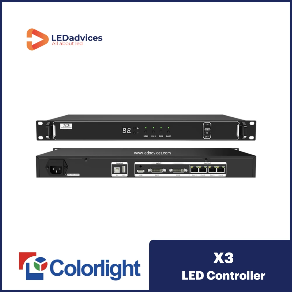 Colorlight X3 LED Video Controller For LED Screen Full Color Video Wall Display LED Video Processor Sending Box For LED Display