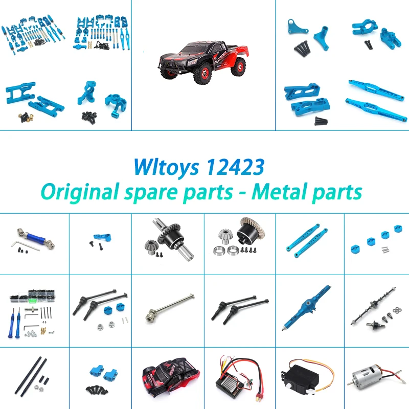 Eje De Transmisión Trasero De Acero Inoxidable Para Wltoys, 12428, 12423, 12427, FY01,02.03.12429, RC, Actualizaciones De Coche