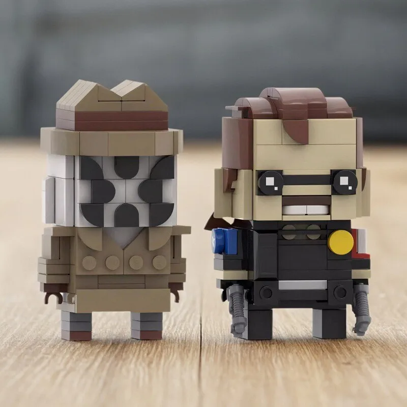 

MOC детские сборные строительные блоки, игрушки, серия фильмов, фигурки героев, Brickheadz, мультяшные куклы, модель для взрослых, коллекция на день рождения, подарок