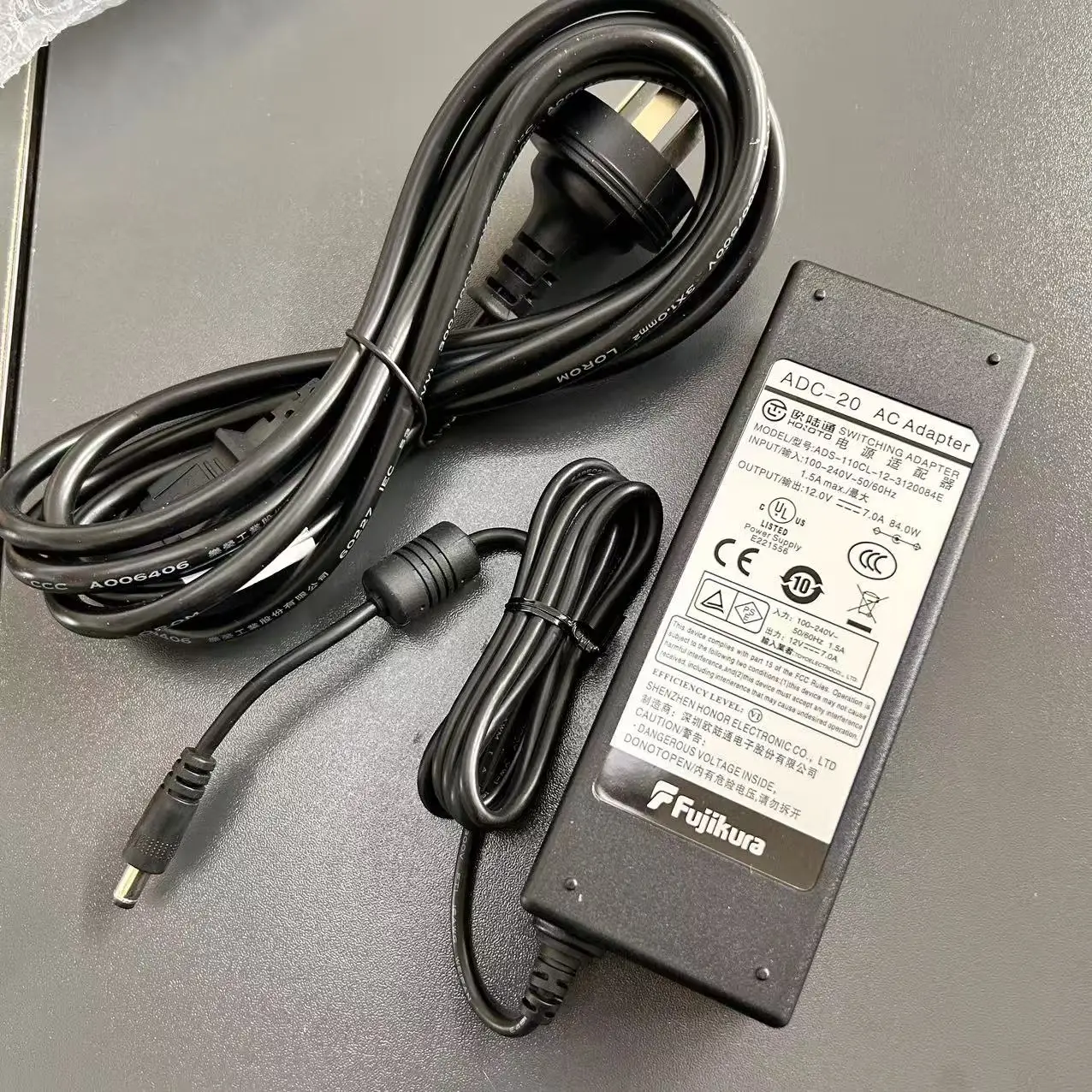 Original ADC-20 AC Adapter for FSM-90S 88S 88R 90R 88R12 90R12 68S Fiber Fusion Splicer Welder Machine Switching Power Adapter
