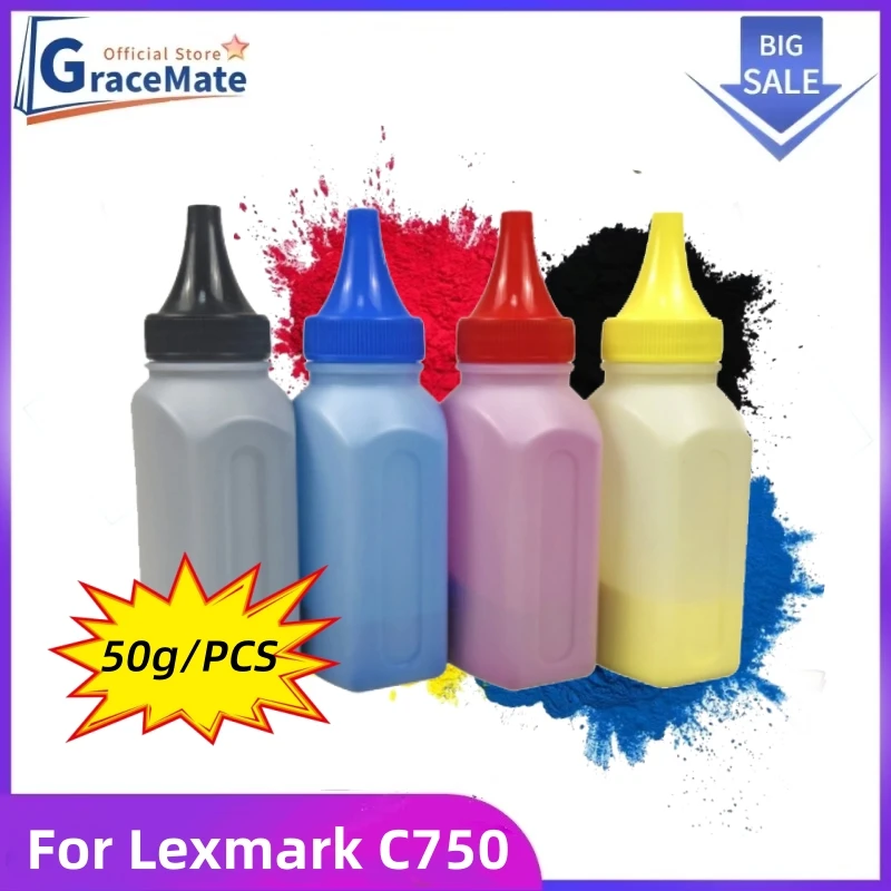 GraceMate Toner Powder Refill Compatible for Lexmark C750 C752 X750 X752 C 750 752  Printer Cartridge High quality