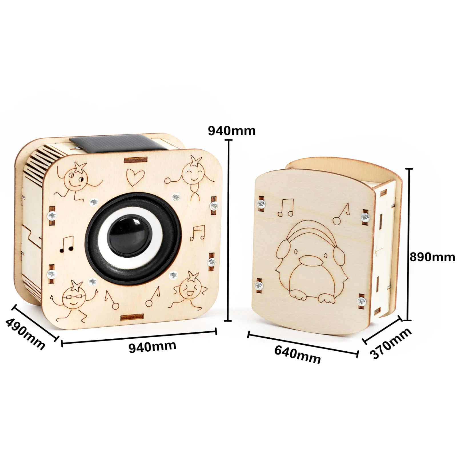 Dispositivo de transmissão de áudio a laser, faça você mesmo, kit de haste, ferramenta de experimento, brinquedo científico, escola educacional, diversão, projeto de física, material escolar