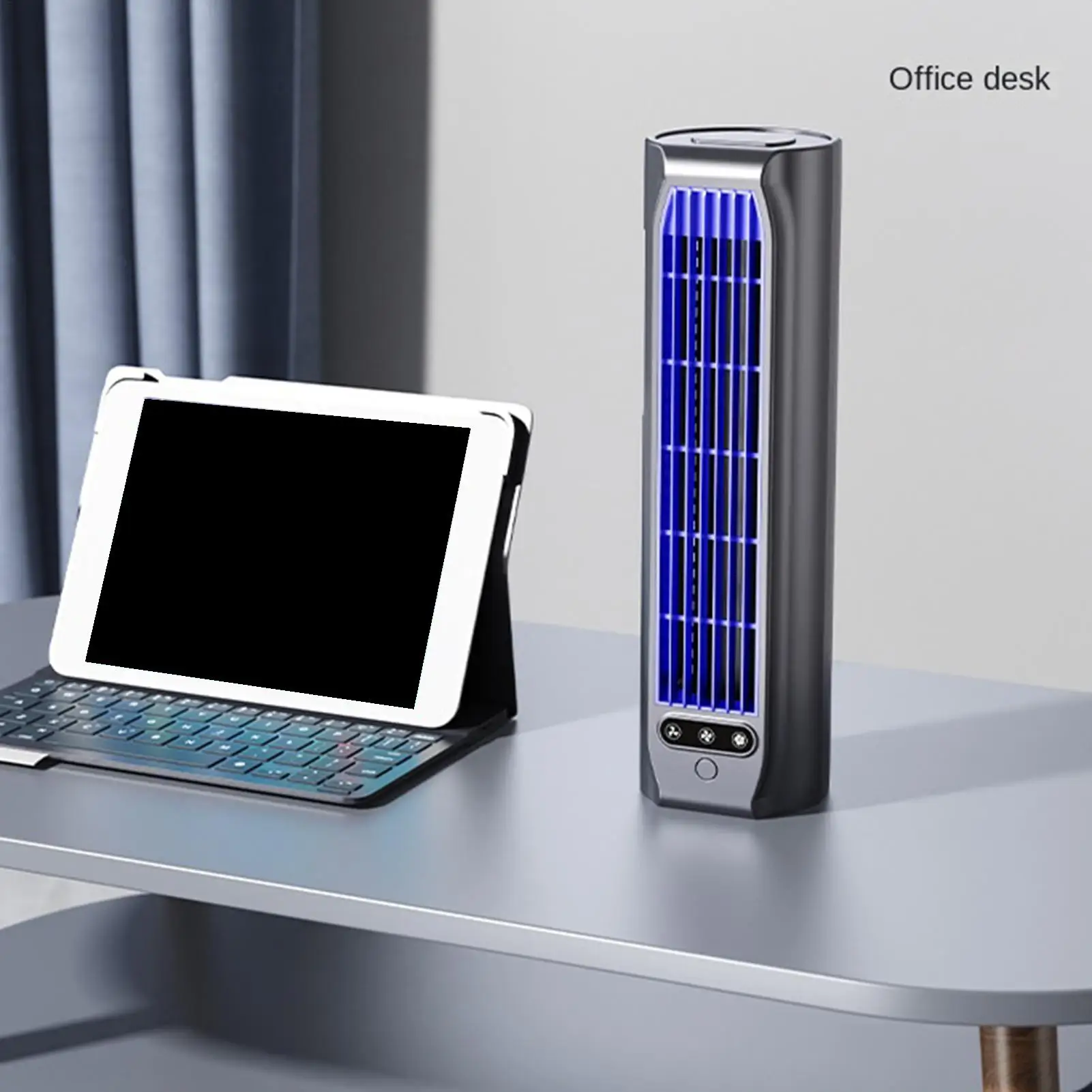 

Desk Tower Fan Small 3 Speed Settings Household Desktop Fan For Women Men Students Travelers Home Apartment Study Bedroom Living
