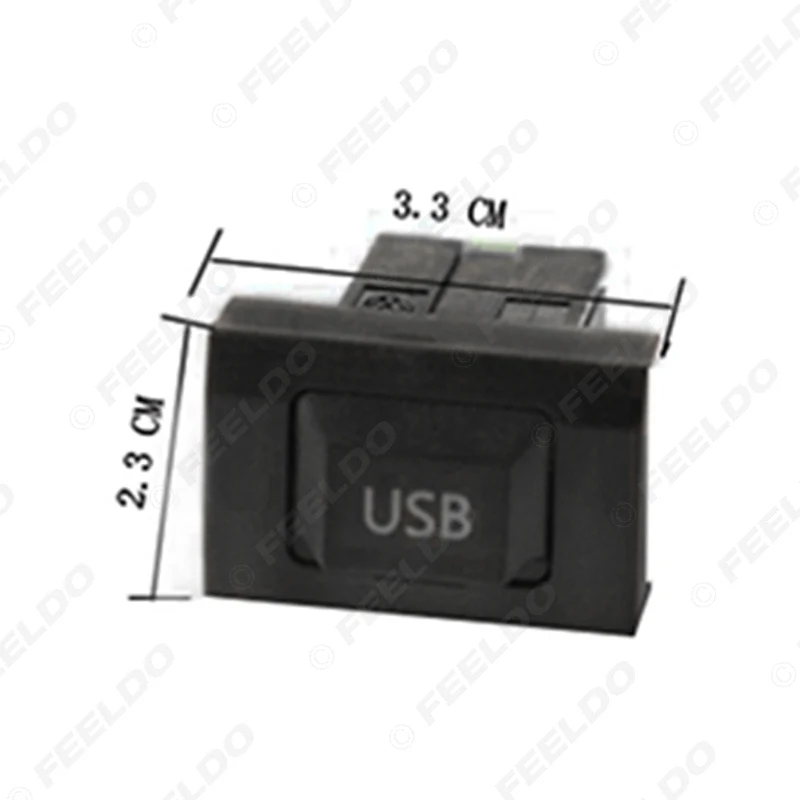 Car USB Data Adapter Switch Button Cable wiring Harness For Volkswagen Audi Skoda USB Cable Audio Adapter