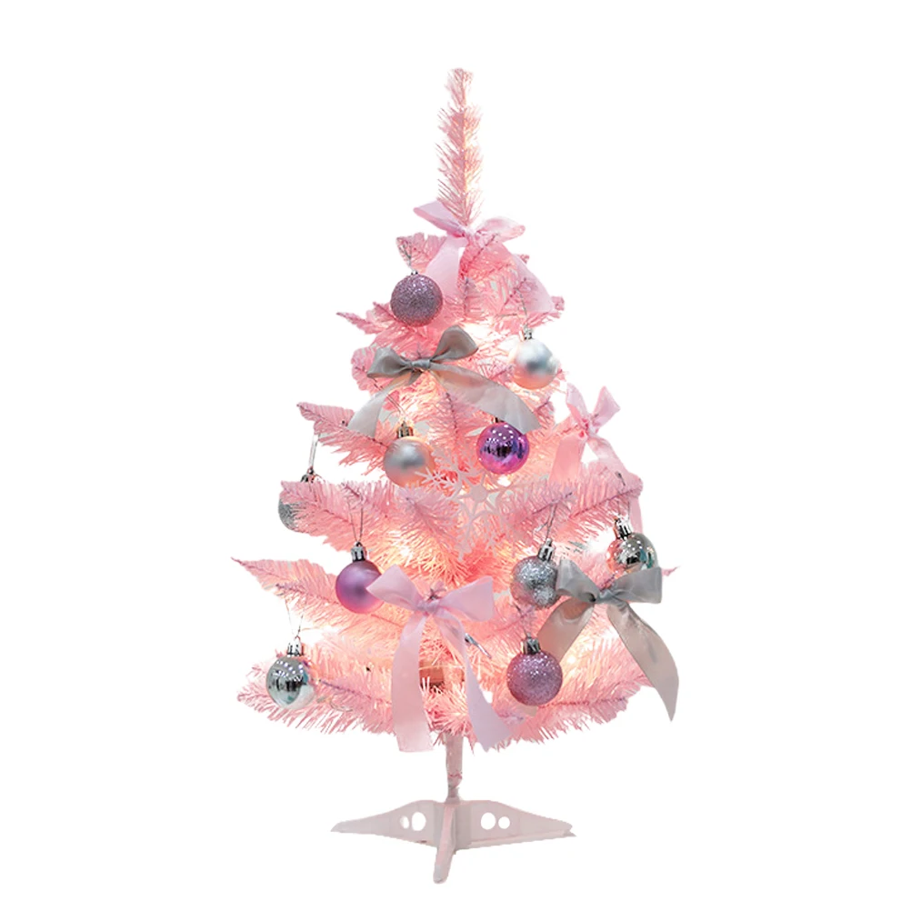 

Christmas Tree Package Desktop with Light Mini Trees Ornament Decorations Centerpieces Luminous