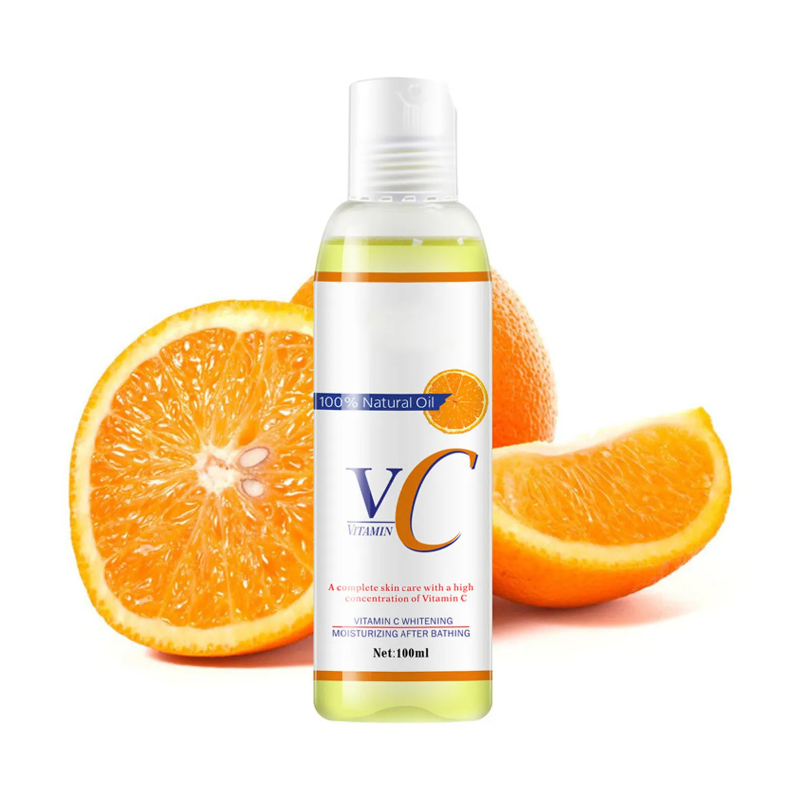 100ml Körper feuchtigkeit spendende ätherische Öl Pflanze Vitamin C Körper massage Öl Falten entfernung Anti-Aging sanfte Hautpflege für Männer Frauen