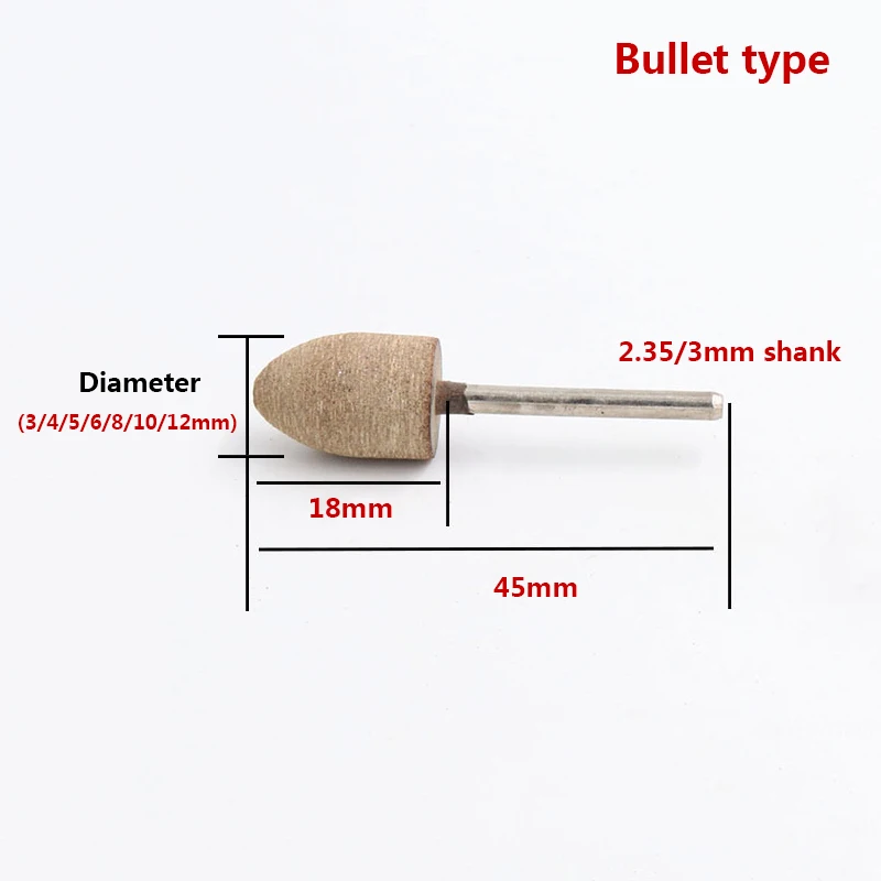金属,木,石,研磨用のシャンク付き電動グラインダー,OD3-25mm/3mm,2.35mm