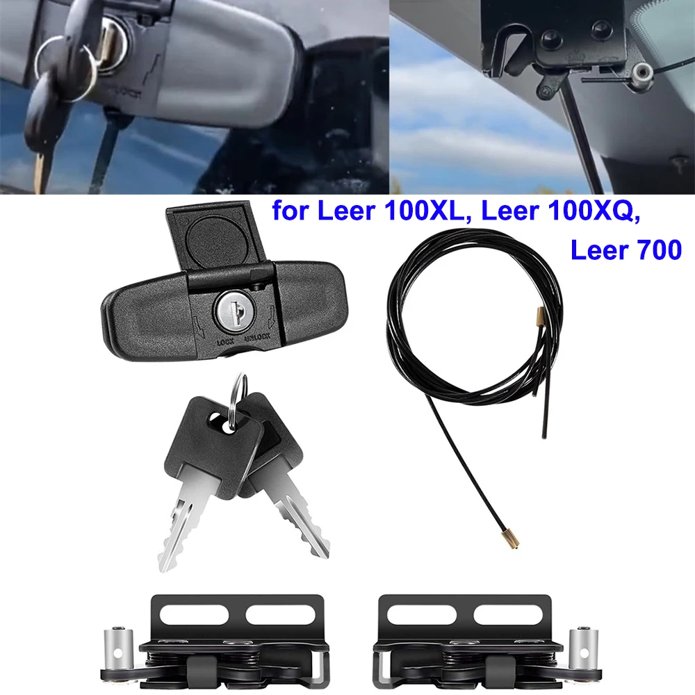 

Replacement Part for LEER Twist Handle Kit 113436-100XQ, 700, 100XL & Latches 83514/83515 for Truck Caps Locking Problems 5Pcs