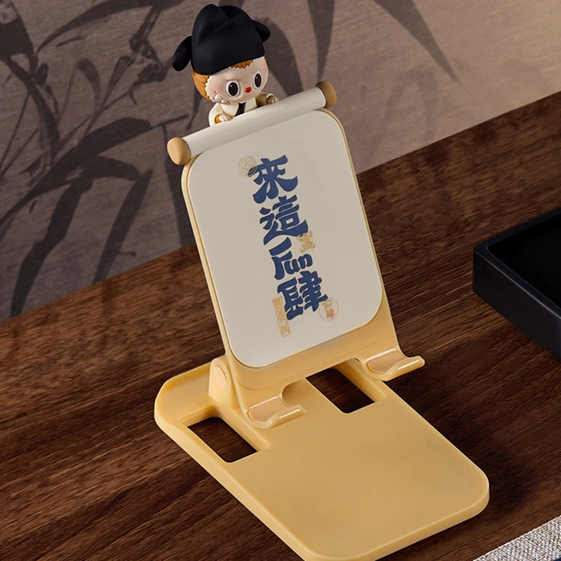 THE MONSTERS Come Here and Have Fun Series Mobile Phone Holder Toys Doll Cute Anime Figure Ornaments Gift Collection