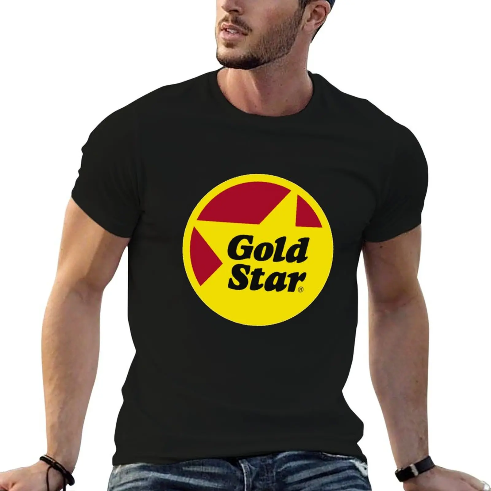 Gold Star Chili T-Shirt oversized quick-drying cute tops anime figures men t shirts high quality