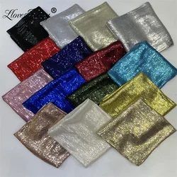 15 Color Spot Hot Selling Embroidered Horizontal Strip High-density 3MM Sequin Fabric Women's Skirt Party Dresses Width 125CM