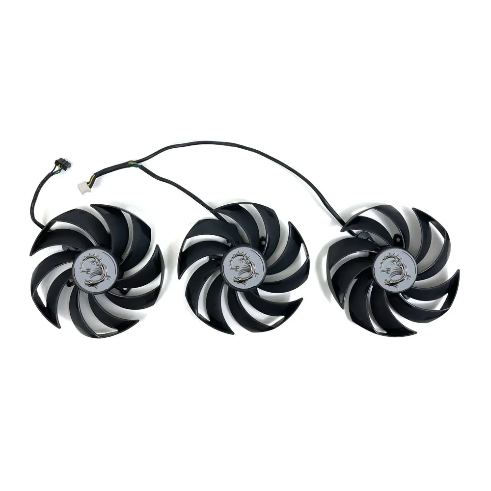 95MM PLD10010B12HH Video Card Fan For MSI GeForce RTX 3070 3080 3090 3070Ti SUPRIM X Tow Ball Bearing Graphics Card Cooling Fan