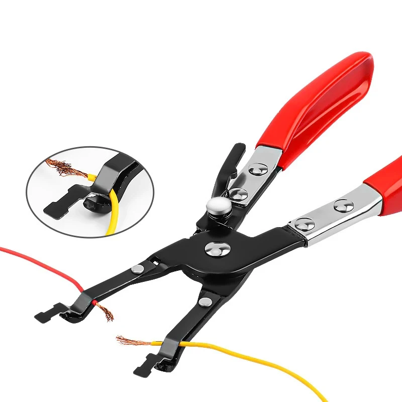 Universal Car Vehicle Soldering Aid Pliers Wire Welding Clamp Hold 2 Wires For Garage Automobile Maintenance Repairing Tool