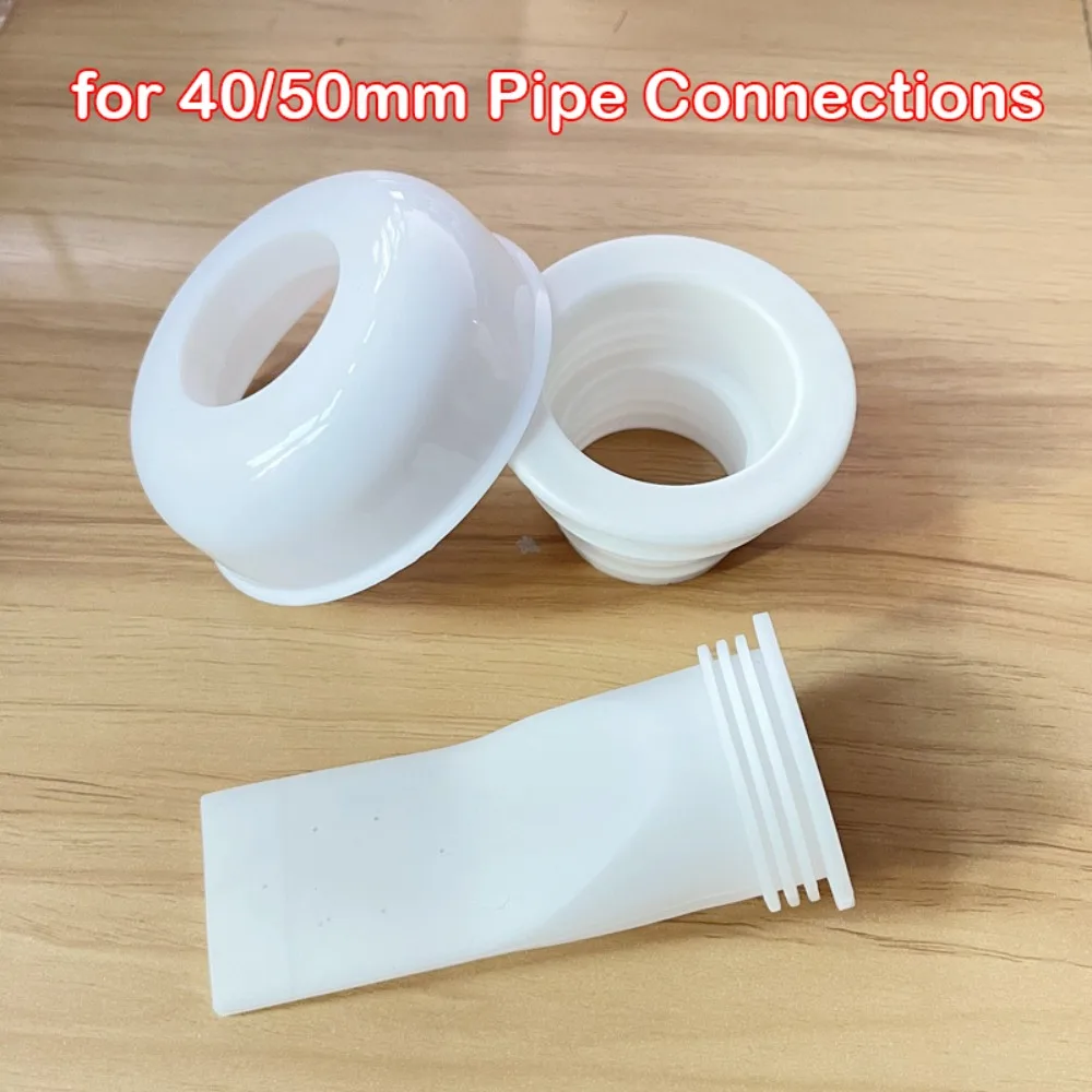 Three Piece Set Drain Pipe Seal Plastic Odor Resistant Floor Drain Seal Threaded Seal Core Decorative Cover