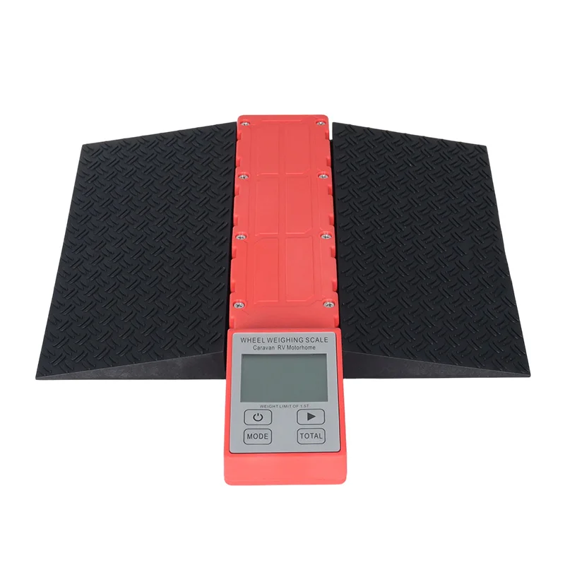 1pc Portable Vehicle Weight Scale Kit With Support Ramp For RV Caravan Motorhome Camper Trailer Weighing Measuring Tool