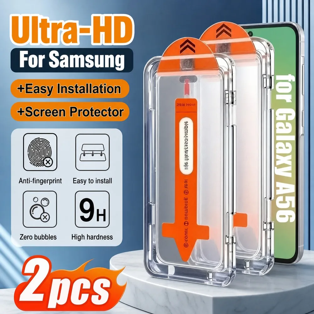 2PCS Tempered Glass For Samsung Galaxy A05 A06 A07 A15 A16 A17 Screen Protector For Samsung Galaxy A23 A24 4G A25 A26 A27 A31 HD