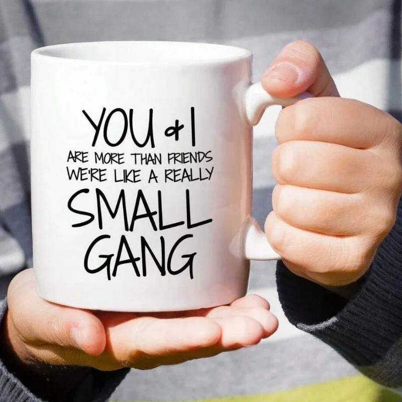 Home Daily White Ceramic Printed Coffee Mug 11 oz Drinking Wate Cup Funny Festival Gift for Friends,Family and Friends Best Gift