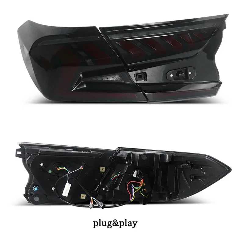 

LED Car Accessory Rear Running Lamp For Honda Accord 10 2018 - 2020 2021 Tail Lights Dynamic Turn Signal Reverse Brake Light