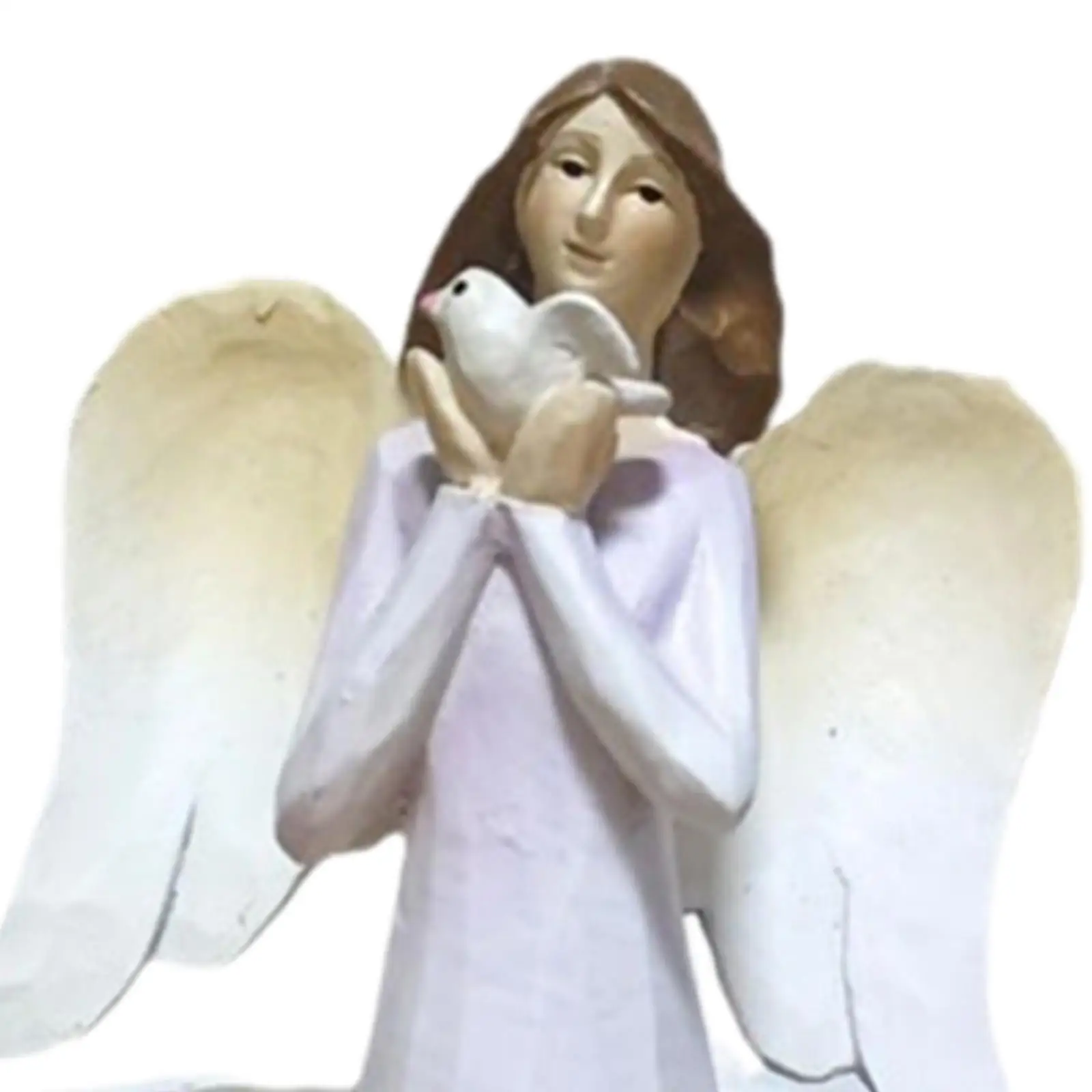 Angel Statue Flowerpot Novelty Creative Praying Angel Planter Pot Angel Statue Plants Pot for Yard Garden Shelf Office Courtyard