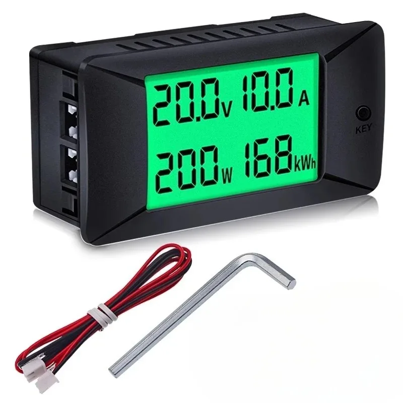 PeaceFair DC Digital Voltage and Current Meter 0 300A 300V Power