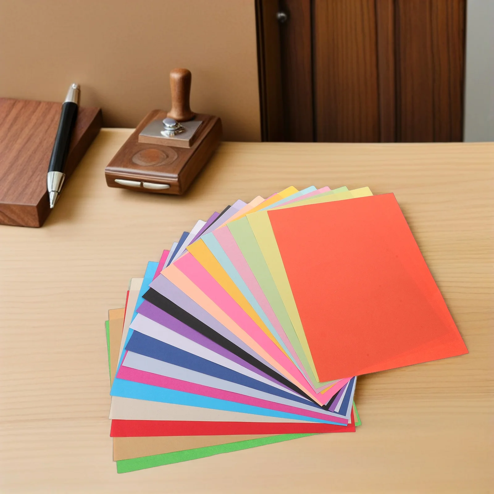 100 قطعة A4 ورق اوريغامي مزدوج الجوانب 10 ألوان متنوعة الحرف الإبداعية مشاريع فنية للمدرسة التفاعل العائلي #6