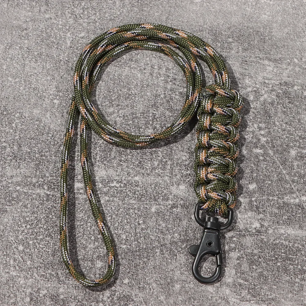 7-kern paraplu touw gevlochten sleutelhanger touw outdoor survival ketting mobiele telefoon digitale camera lanyard