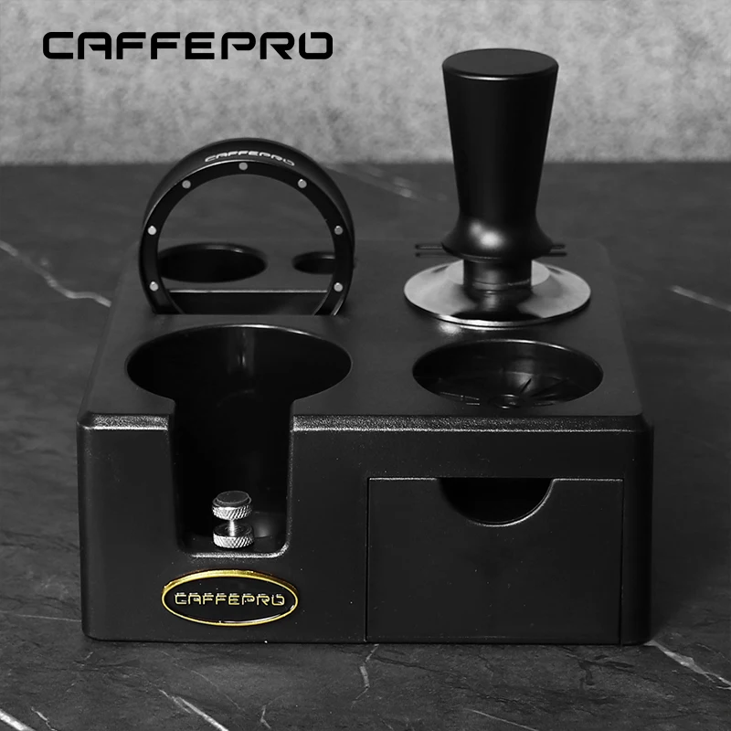 Caffeepro Espresso Tamper Station for Delonghi Breville Homix Coffee Accessory Barista Tool Portafilter Holder 51mm 54mm 57 58mm
