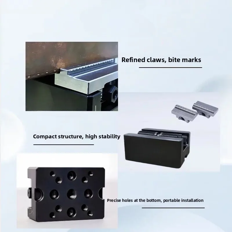 4&5 Axis CN C Self-centering Vise, Precision Concentric Vice, Quick Change Fixture Compatible With EROWA & 3R System