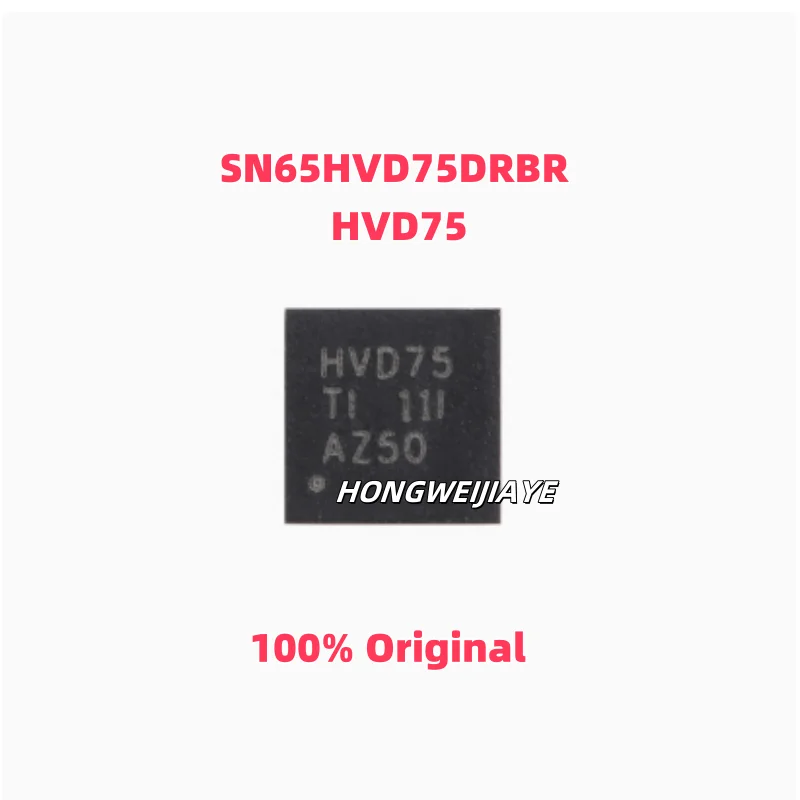 2-5PCS 100% New SN65HVD75DRBR HVD75 SN65MLVD2DRBR MF2   SON-8 Brand New Original Chips ic