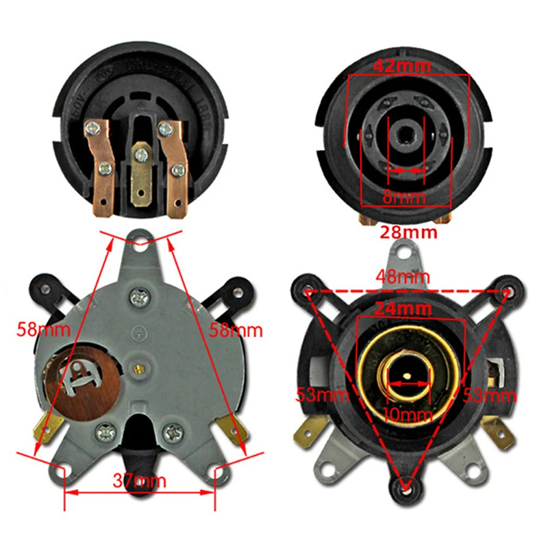 Coupler High Quality Electric Kettle Accessories Temperature Control Connecting Socket Of Upper Lower Bases Of Electric Kettle